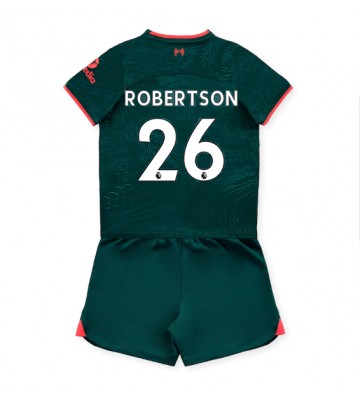 Liverpool Andrew Robertson #26 Tredjedraktsett Barn 2022-23 Kortermet (+ Korte bukser)